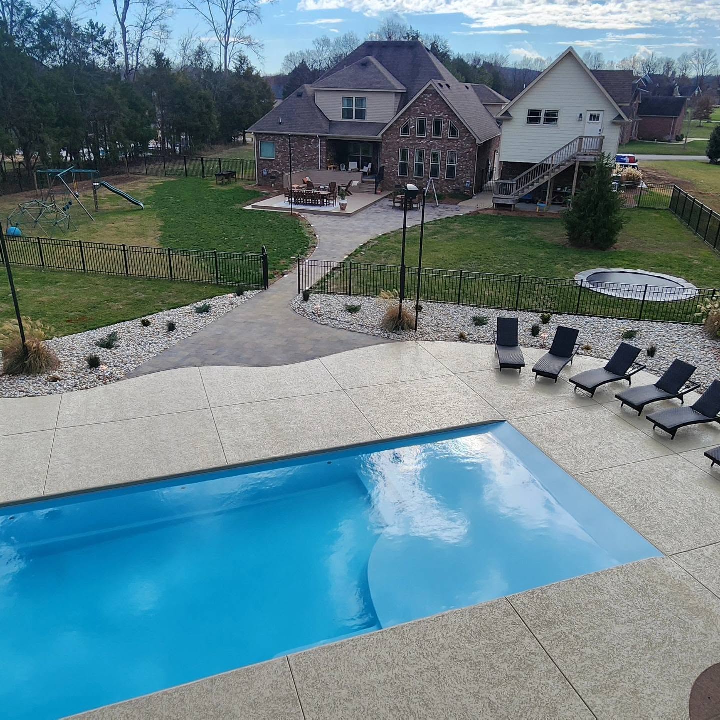 rectangular pool
